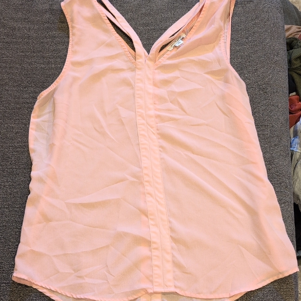 Simply Noelle Light Coral Tank Top